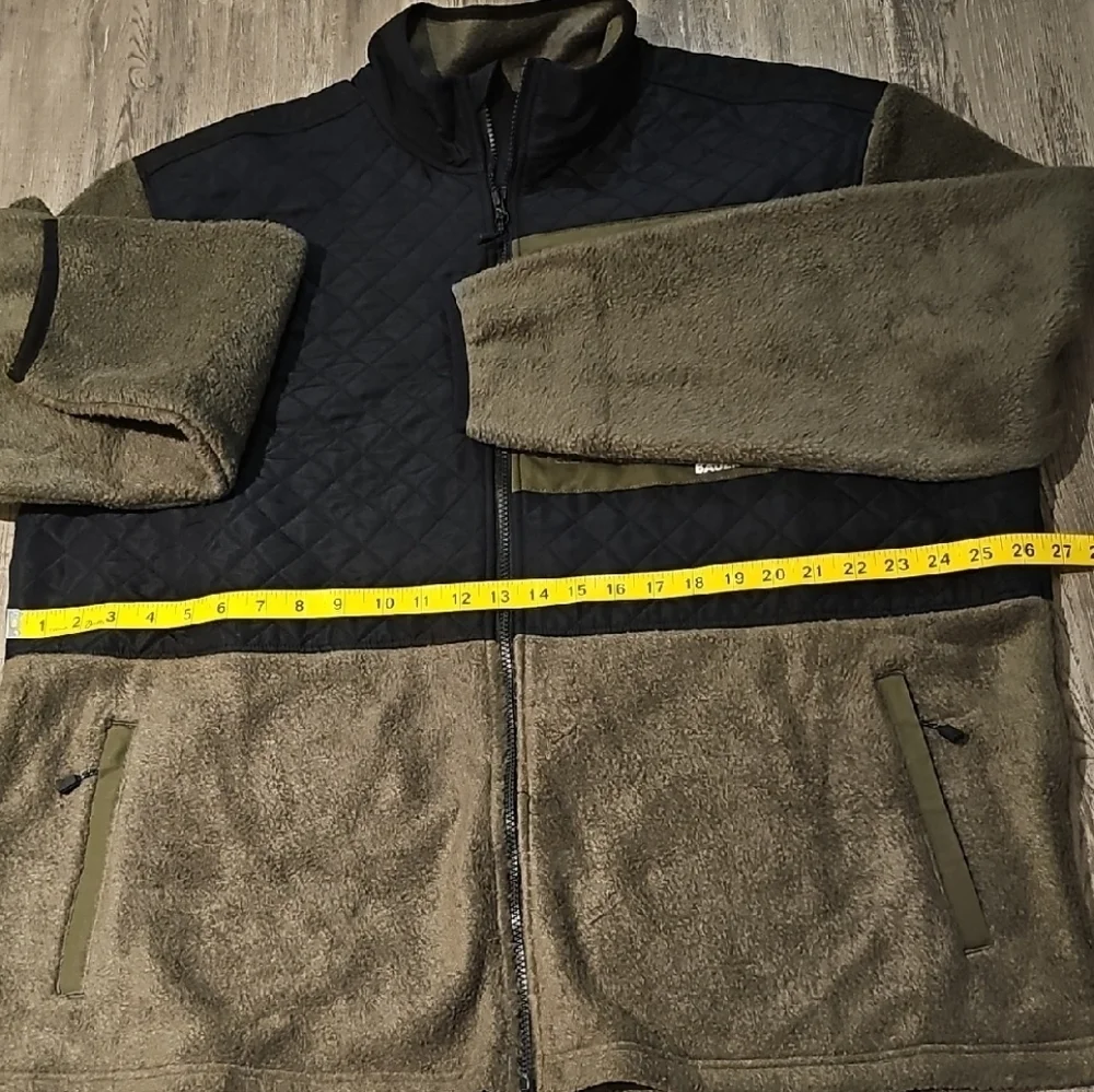 Eddie Bauer Olive and Black Quilted Jacket